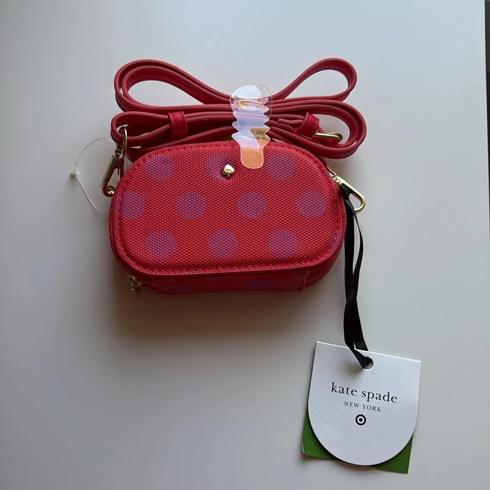NWT kate spade new york x Target polka dot mini crossbody - Picture 6 of 6